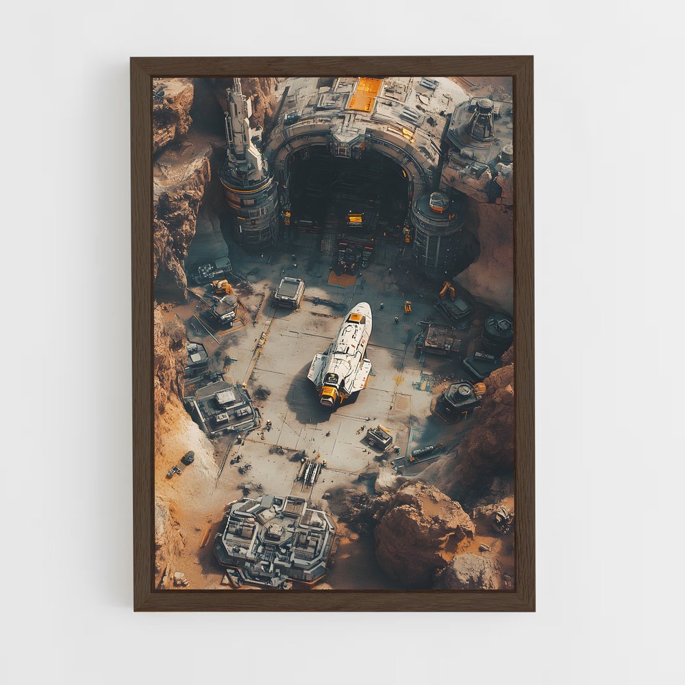 Poster futuriste Sci fi art fascinant – affiche Art spatial (vue 5)